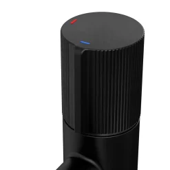 Mitigeur de lavabo XL, noir, GoodHome Levanna