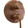 Mitigeur douche encastrable SEINA avec arrêt automatique en laiton bronze
