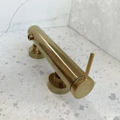 Mitigeur douche mécanique or brossé Essebagno Luisa