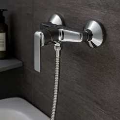 Mitigeur douche mécanique chrome NF Essebagno Largo