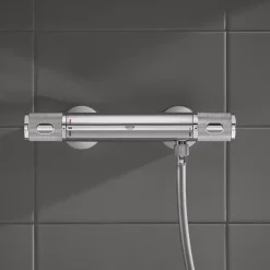 Mitigeur douche thermostatique GROHE Quickfix Precision Feel + microfibre