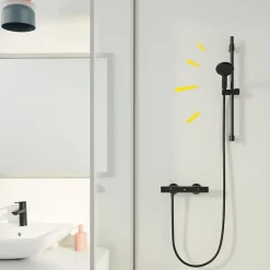 Mitigeur douche thermostatique GROHE Precision Start noir