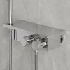 Mitigeur douche thermostatique chrome GoodHome Kolima