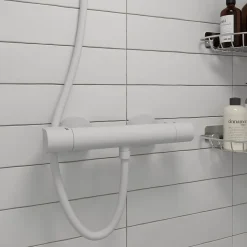 Mitigeur douche thermostatique blanc GoodHome Cavally