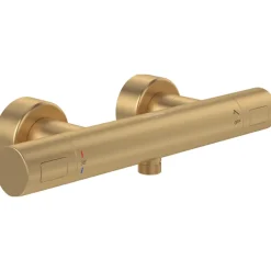 Mitigeur douche thermostatique VILLEROY ET BOCH Universal rond Or brossé