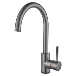 Mitigeur haut de cuisine Katiki Cooke & Lewis H. 33,5 cm effet titane