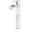 Mitigeur haut de lavabo chromé effet chute d'eau Olmeto GoodHome