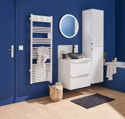 Mitigeur haut de lavabo noir GoodHome Wicie