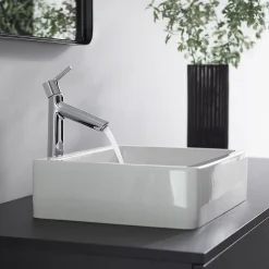 Mitigeur lavabo avec tirette et vidage Hansgrohe Talis S ComfortZone 190 surface chromé