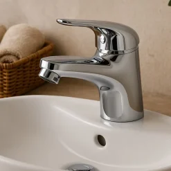 Mitigeur lavabo bas chromé Essebagno If