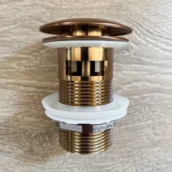 Mitigeur lavabo bas cuivre brossé Essebagno Indus