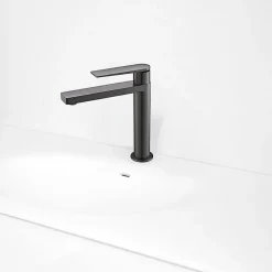 Mitigeur lavabo haut gris gun métal Essebagno Allure
