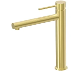 Mitigeur lavabo haut or brossé Essebagno Luisa
