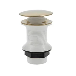 Mitigeur lavabo haut or brossé Essebagno Luisa