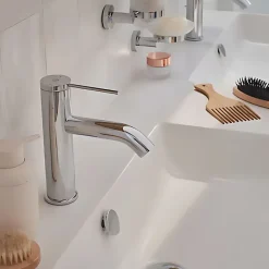 Mitigeur lavabo JACOB DELAFON Grands Boulevards sans vidage Chromé