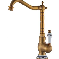 Mitigeur lavabo rehausse retro FLORINA or ancien