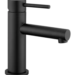 Mitigeur Lavabo, Robinet Lavabo ,Robinet de Salle Bain à économie d'eau Monocommande avec Aérateur Démotable, Noir