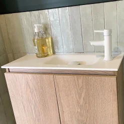 Mitigeur lave mains blanc Essebagno Luisa