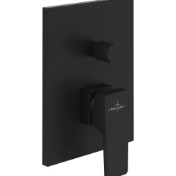 Mitigeur mécanique encastré avec inverseur VILLEROY ET BOCH Architectura Square Noir mat