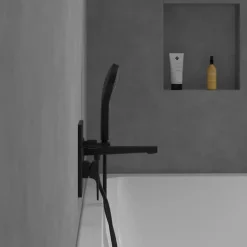 Mitigeur mécanique encastré avec inverseur VILLEROY ET BOCH Architectura Square Noir mat