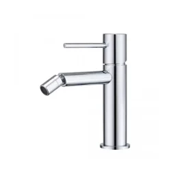 Mitigeur monocommande bidet en laiton et zamac finition chromee avec cartouche ceramique