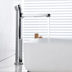 Mitigeur surélevé pour lavabo et vasque BERNSTEIN 8212 - Chrome