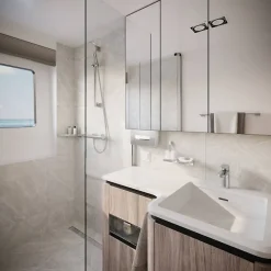 Mitigeur thermostatique avec ensemble douche Hansgrohe Croma Select E