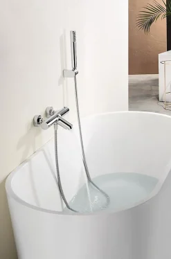 Mitigeur thermostatique de bain et douche MONZA - Or rose brossé