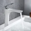 Mitigeur vasque laiton Blanc et Chromé - Canopus