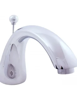 Mélangeur baignoire 4 trous avec inverseur MORAVA RETRO en laiton chromé