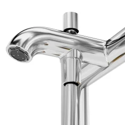 Mélangeur bain douche + douchette et flexible, chrome, GoodHome Owens