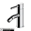 Mélangeur de bidet - 15 cm - Chrome - Y