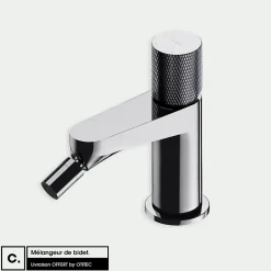 Mélangeur de bidet - CONTOUR - Chrome