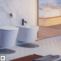 Mélangeur de bidet - CONTOUR - Chrome