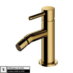 Mélangeur de bidet - Couleur Or - Y