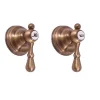 Mélangeur de douche encastrable rétro MORAVA laiton bronze