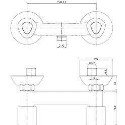 Mélangeur de douche Tempo - GARIS - R02-12026EC