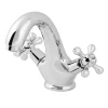 Mélangeur de lavabo en laiton chromé GoodHome Etel