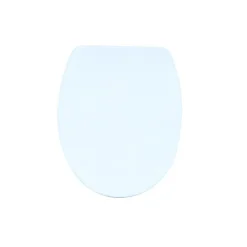 MSV Abattant Wc Thermo Dur Blanc Charnières Inox