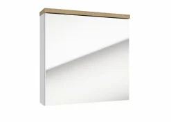 Naturel Armoire à miroir Naturel Stilla 60x60 cm blanc (STILLAE06016)