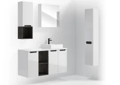 Naturel Etagère Naturel Stilla 30x30x20 cm noir (STILLAA03010)