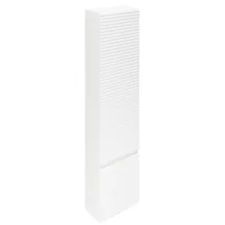 Naturel Meuble colonne suspendue salle de bain strié Savona 40,2x157x21,7 cm blanc brillant (SAVONAV40BI)