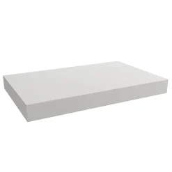 Naturel plan vasque 80x8x50 cm, blanc brillant (DO8050B)