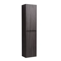 Naturel Verona Armoire haute bois foncé avec deux portes, 40x30x170cm (VERONAV40TD)