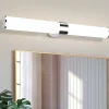 NETTLIFE Applique miroir LED 15W 60CM Chrome Etanche IP44 Blanc neutre 4000K Moderne