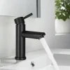 NETTLIFE robinet d'évier robinet chaud/froid robinet haute pression en acier inoxydable