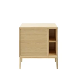 Niche 2 cases GoodHome Avela placage chêne 20 cm