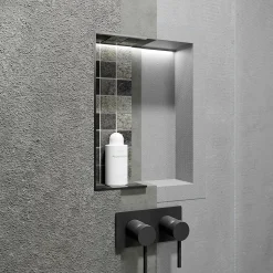 Niche de douche à carreler - format intérieur 40 x 40 cm - 5,5 cm de profondeur