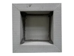 Niche de douche à encastrer et prête à carreler - 31 x 31 cm - KLARA