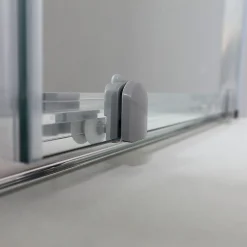 Niche de douche avec porte coulissante 100 cm en verre 6 mm - new giada